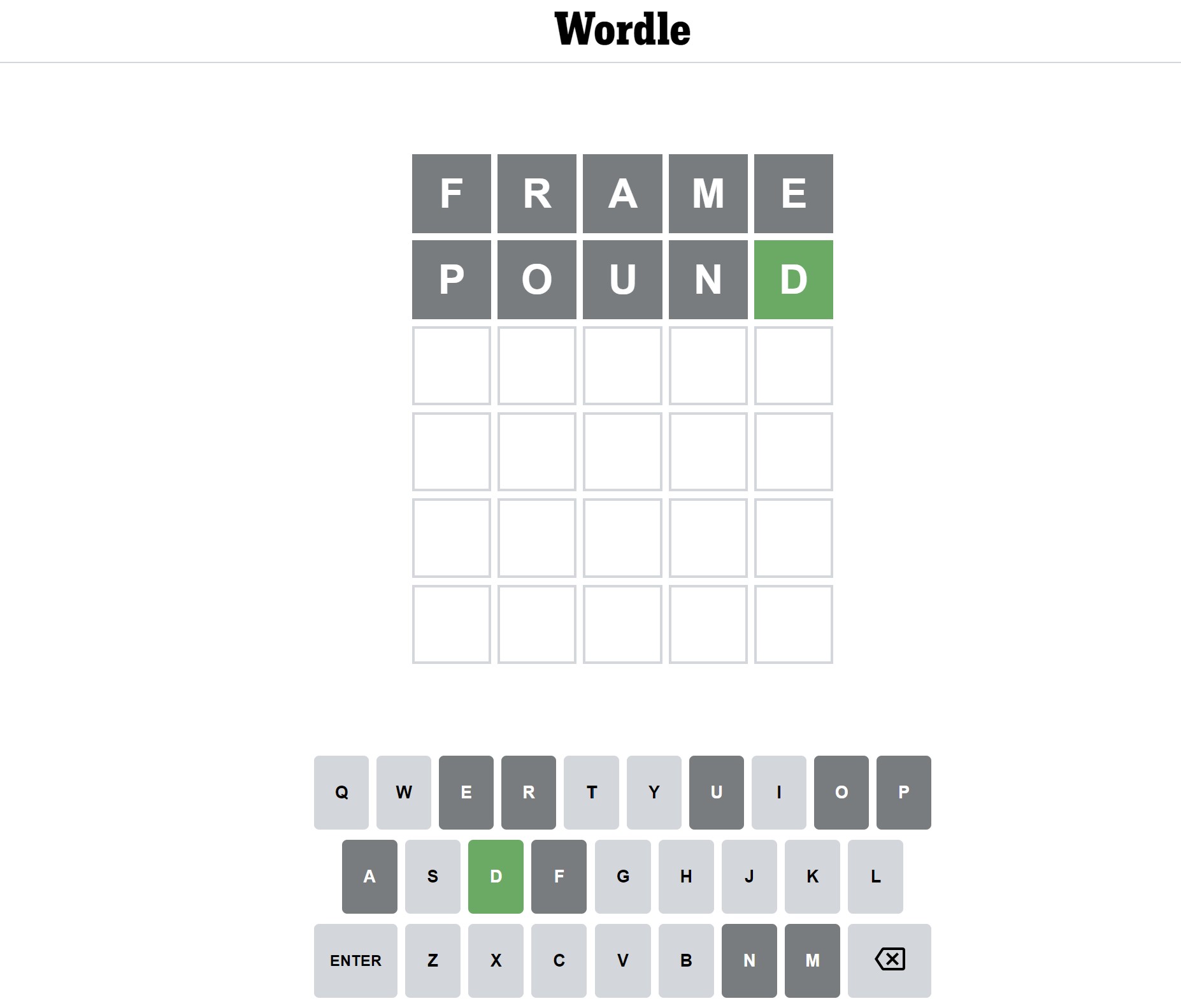 Wordle Guesses