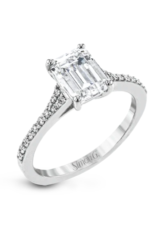 Best Engagement Ring Brands 2023 | Simon G. Emerald-Cut Engagement Ring 