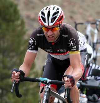 Jens Voigt (RadioShack-Nissan) on the attack in Colorado