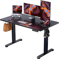 Ergear 48 x 24 black electric standing desk