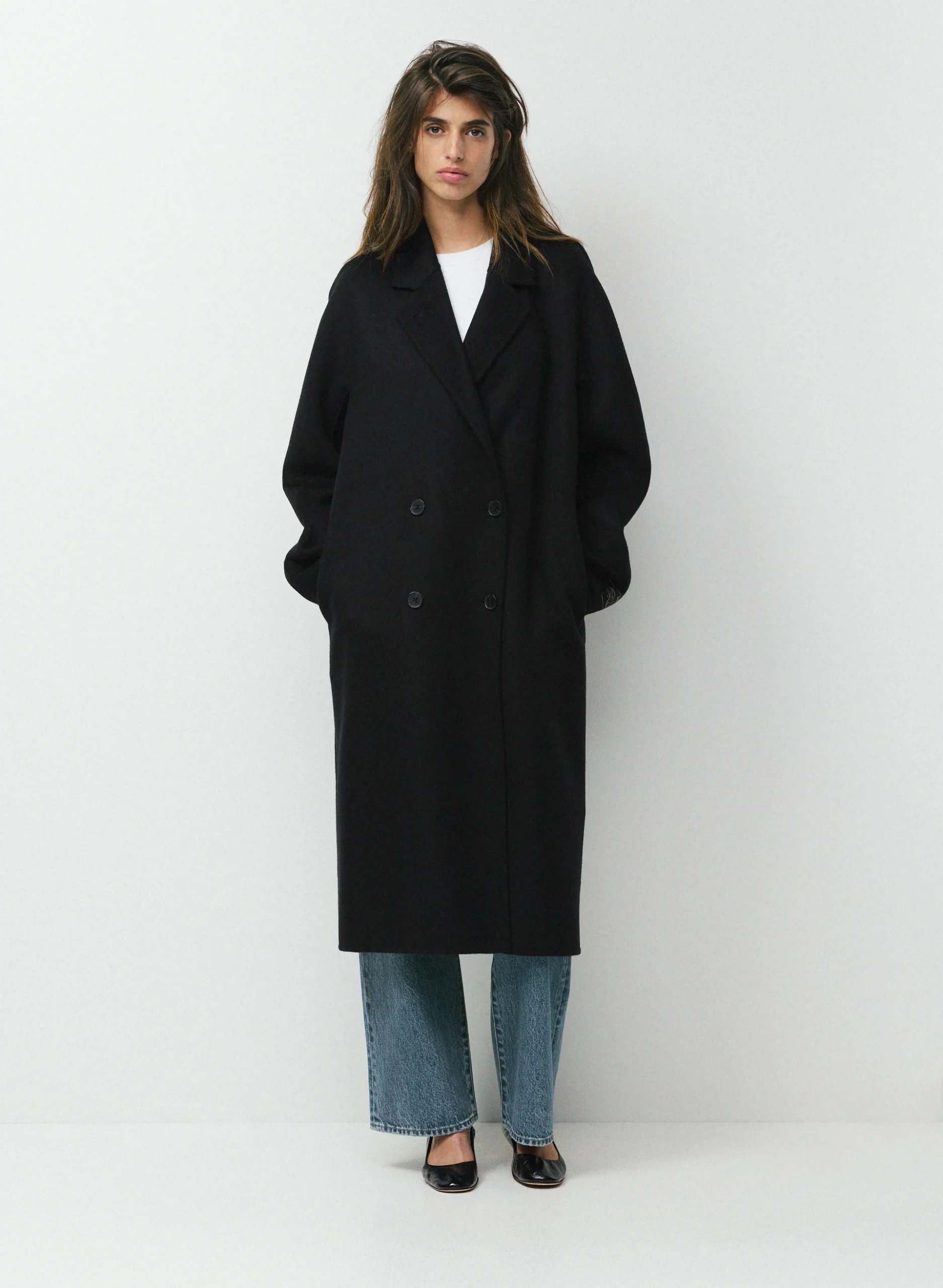 The Slouch&trade; Double-Faced Coat - Luxe (re)wool