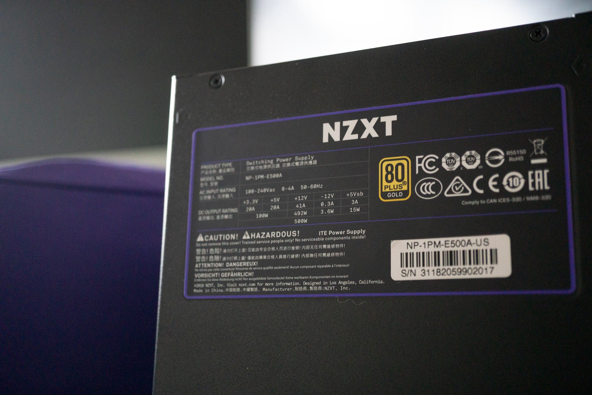 NZXT E500 500W