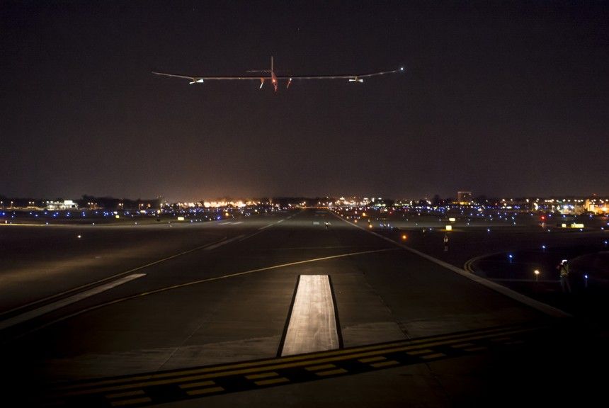 Solar Impulse Takes Off From St. Louis