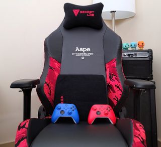 Secretlab Aape Red Gaming Chair Tall Front