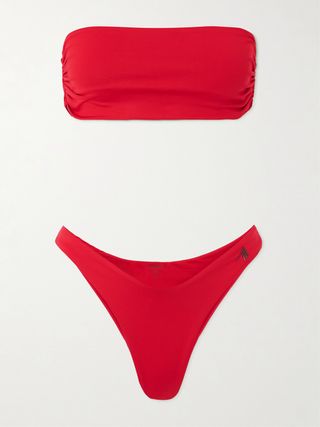 Ruched Bandeau Bikini