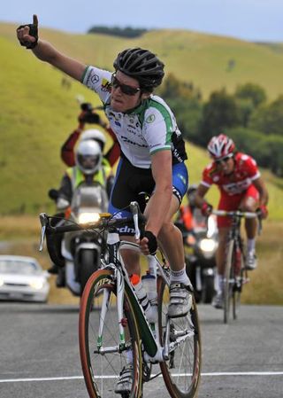 New Zealand's Michael Torckler (Cardno Team) took a surprise stage victory.