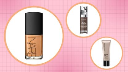 A selection of the best foundations for sensitive skin included in this guide from NARS, L'Oreal Paris and bareMinerals