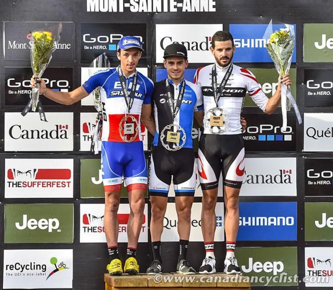 Podium: Jordan Sarrou, Michiel van der Heijden, Julien Trarieux