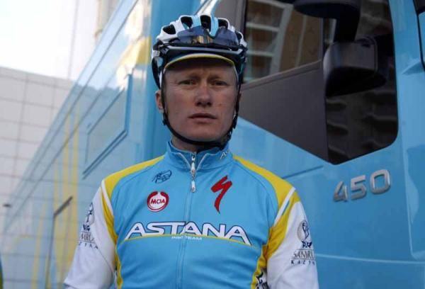 Alexandre Vinokourov (Astana) didn't need to pay for this photo to be taken