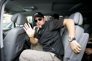 Lance Armstrong waved goodbye to his 7 Tours de France