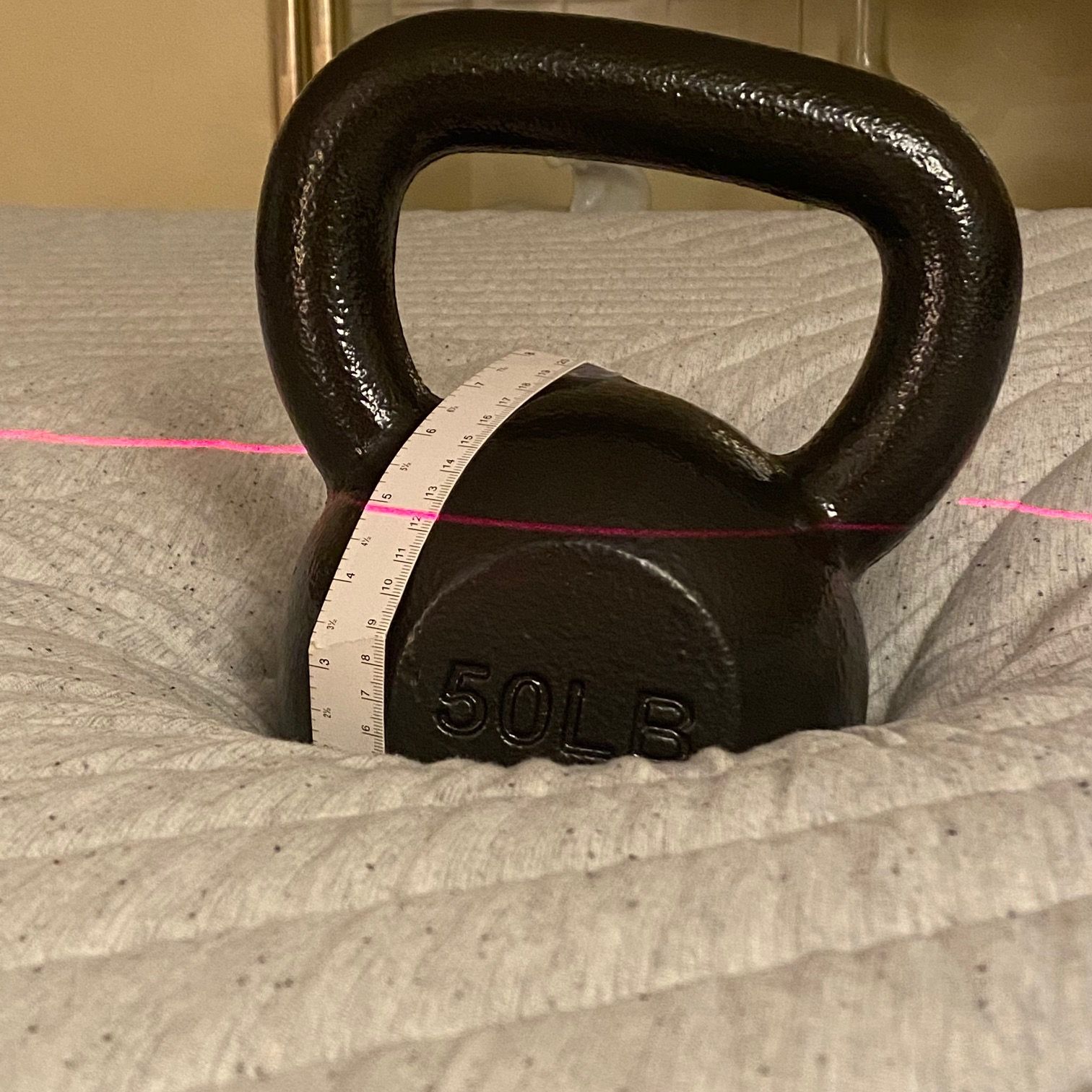 Casper Wave Hybrid Snow weight test