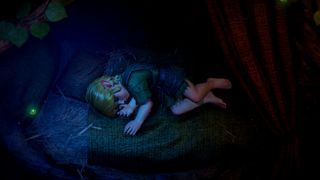 Ocarina of Time remake Link sleeping