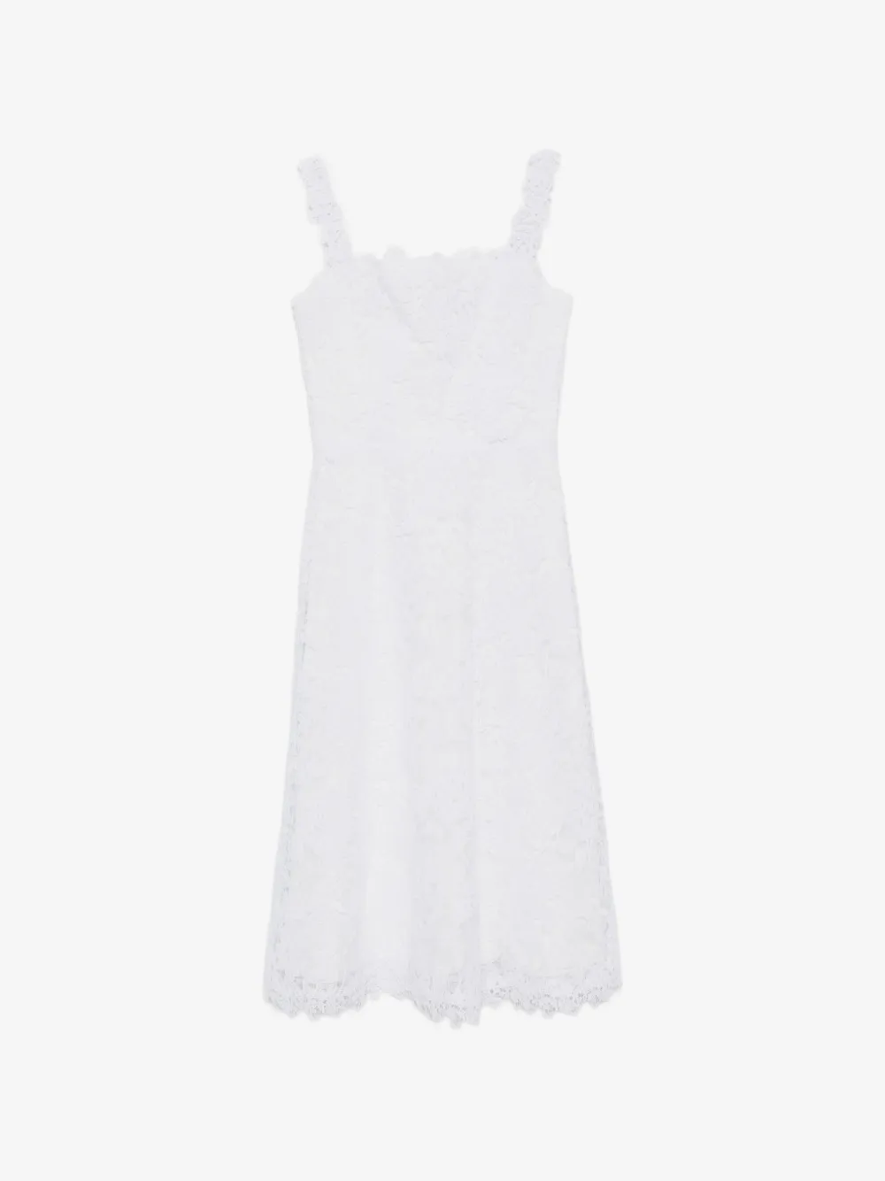 Carolina Herrera Guipure Lace Flared Midi Dress | 4