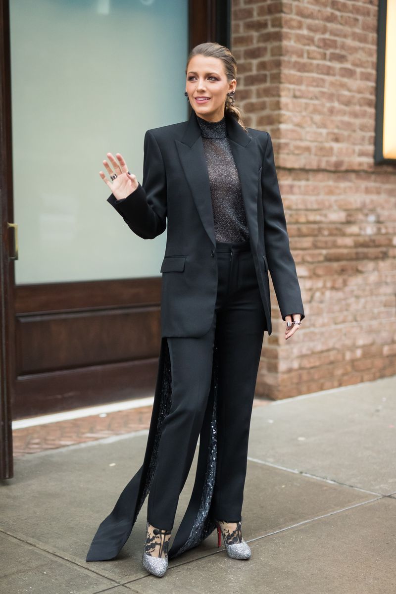 new york, ny september 10 blake lively is seen on september 10, 2018 in new york city photo by tal rubingc images