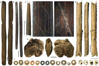 Tools and beads found at Border Cave, South Africa, date back as far as 40,000 years.