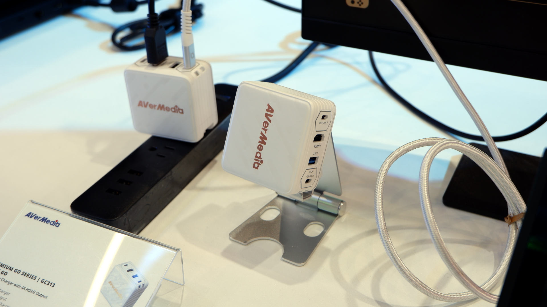 Power your laptop, while capturing its video output, with Avermedia's new 100W GaN charger