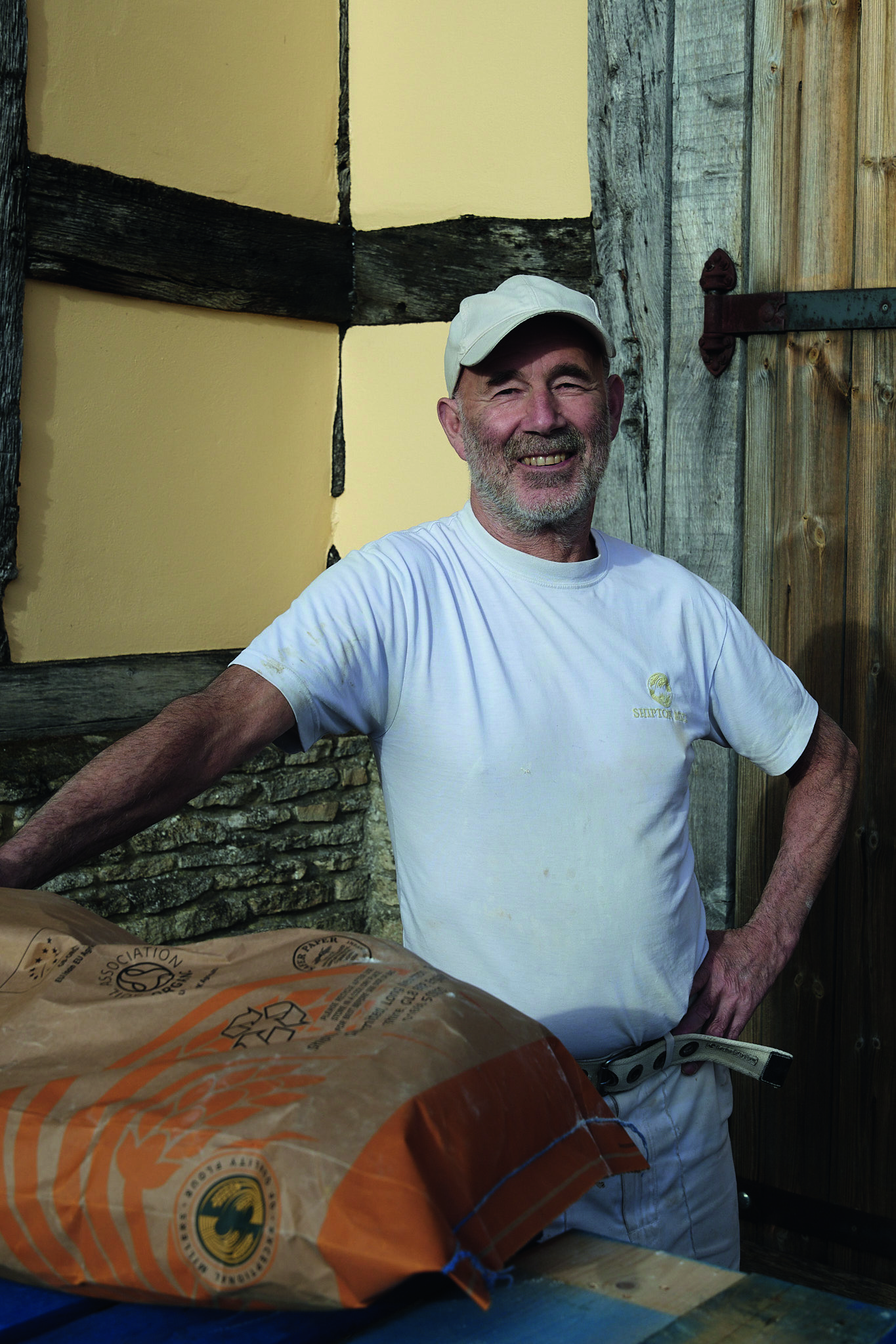 Man with grains