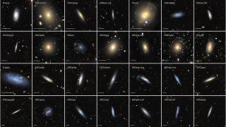a mosaic of some of the galaxies in the new atlas