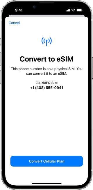 How to use eSim on iPhone