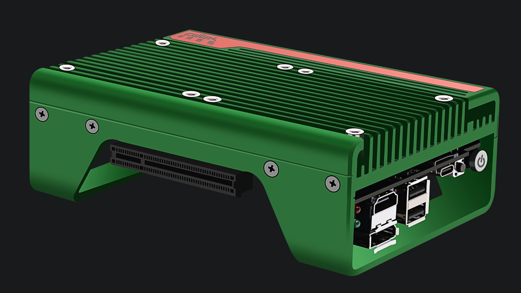 Chinese Mini PC offers external PCIe slot - and an interesting inverted U form factor