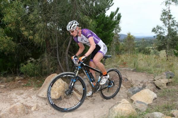 Dan McConnell leads the elite men's race