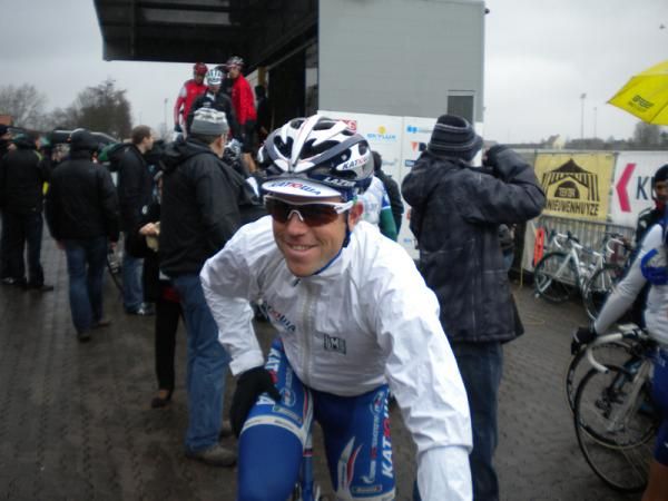 Kim Kirchen was all smiles at the start