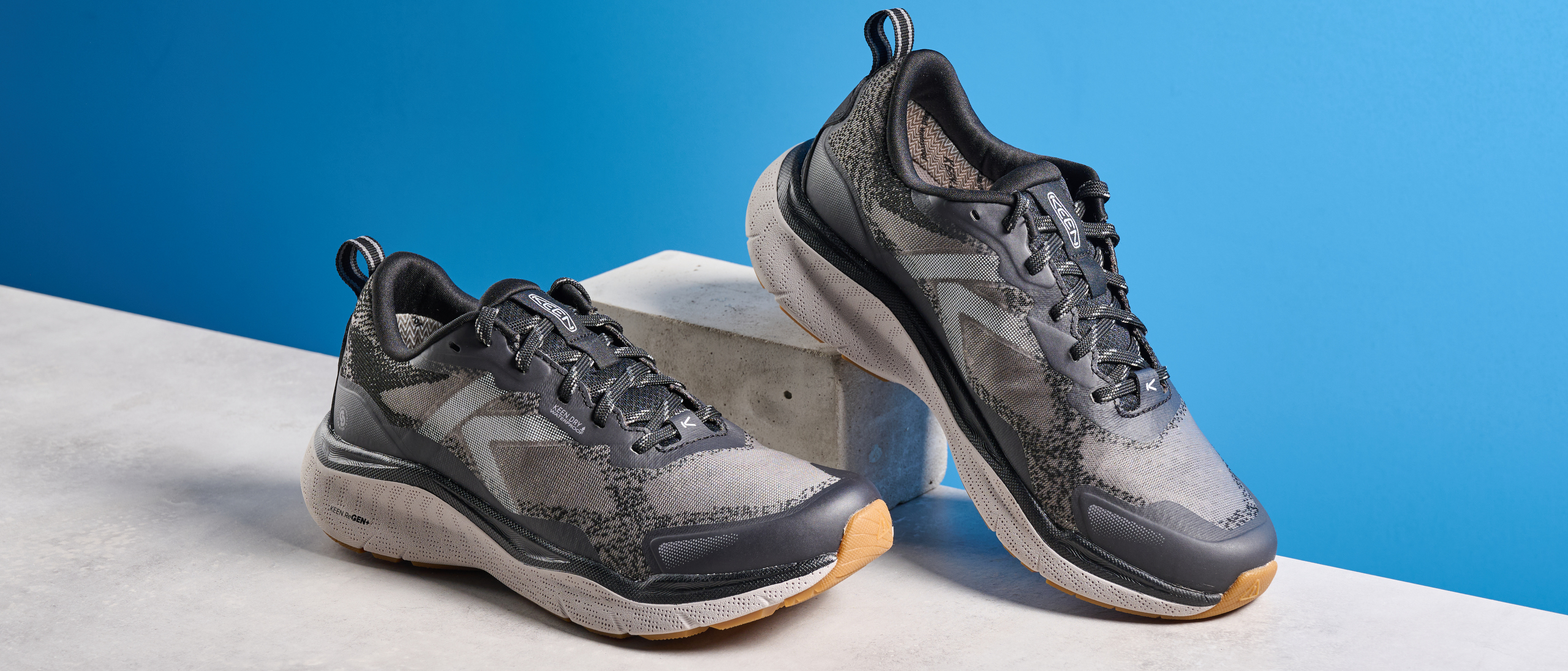 Keen Leiki hiking shoes in slate gray colorway