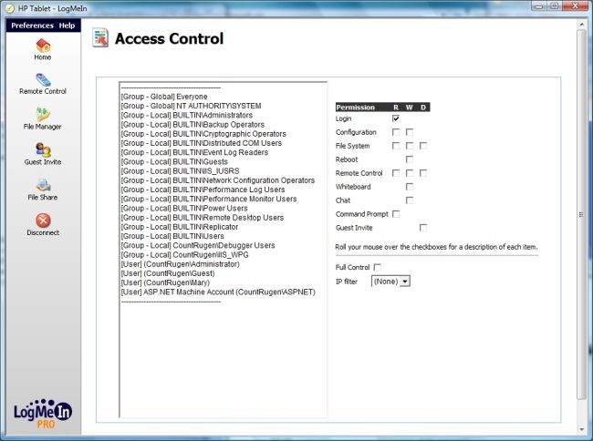 Step 1: Configure connection security