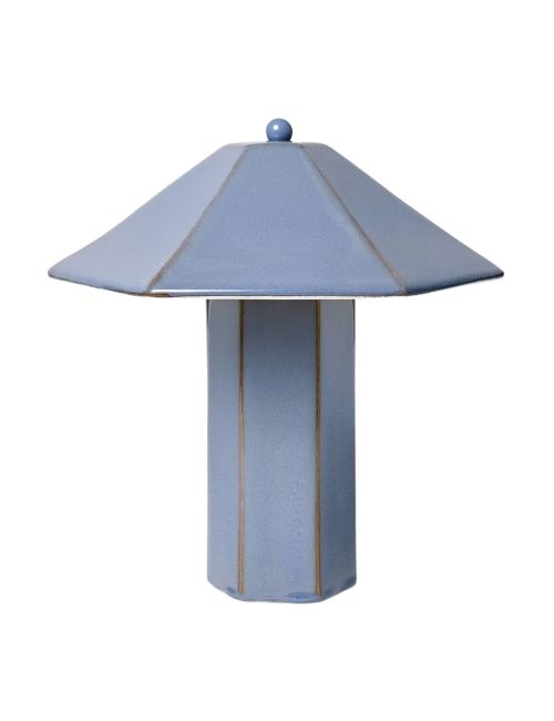 Ceramic Table Lamp Blue