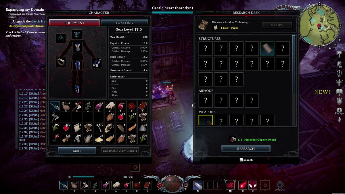 How to get Merciless weapons and armor in V Rising GamesRadar+