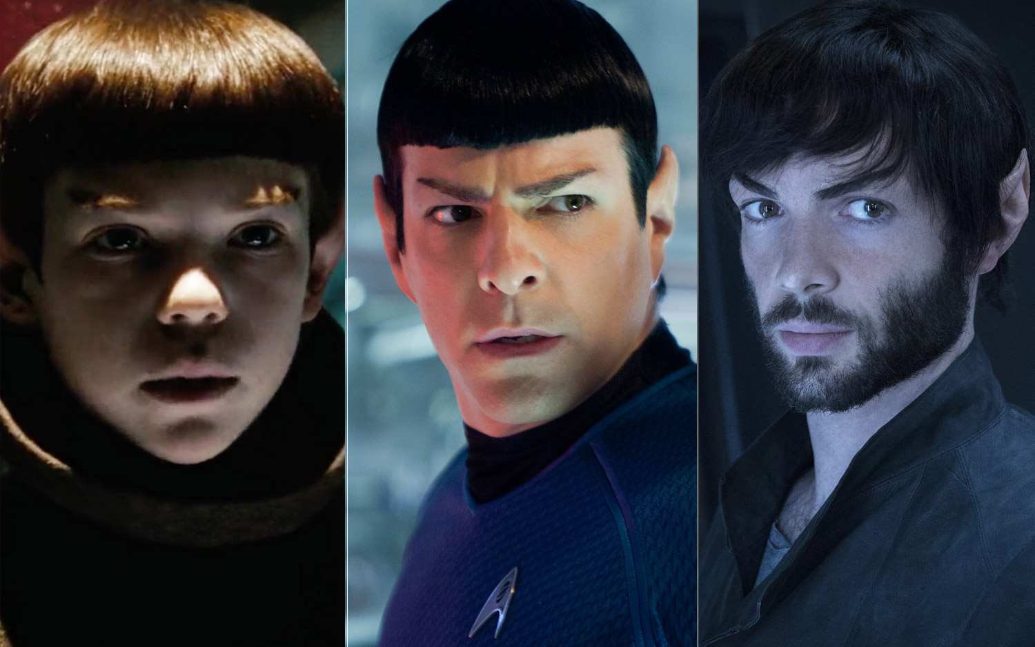 Ethan Peck Leonard Nimoy and Every Actor Who Has Played Spock on #39 Star