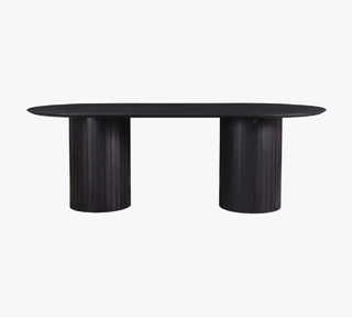 double pedestal dining table
