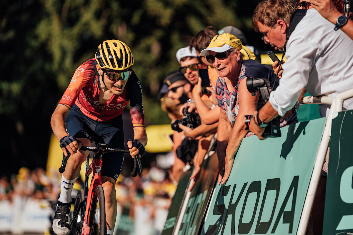 Tour de Francia: Carlos Rodríguez (Ineos Grenadiers) en la etapa 15
