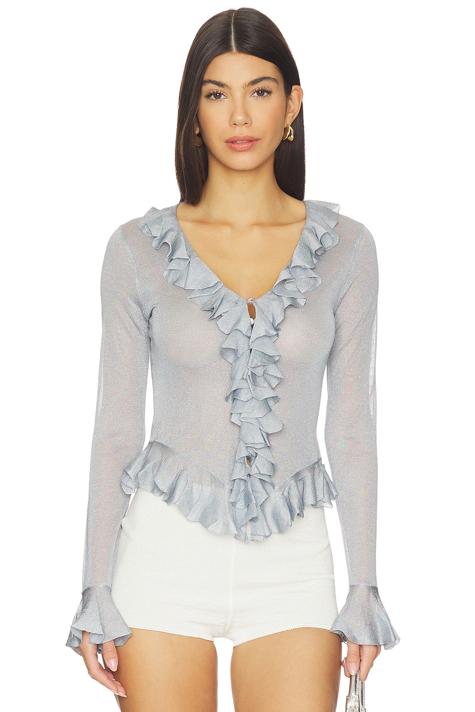 Attison Ruffle Cardigan