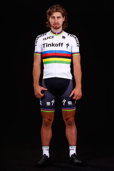 Peter Sagan in his 2016 world champion's kit