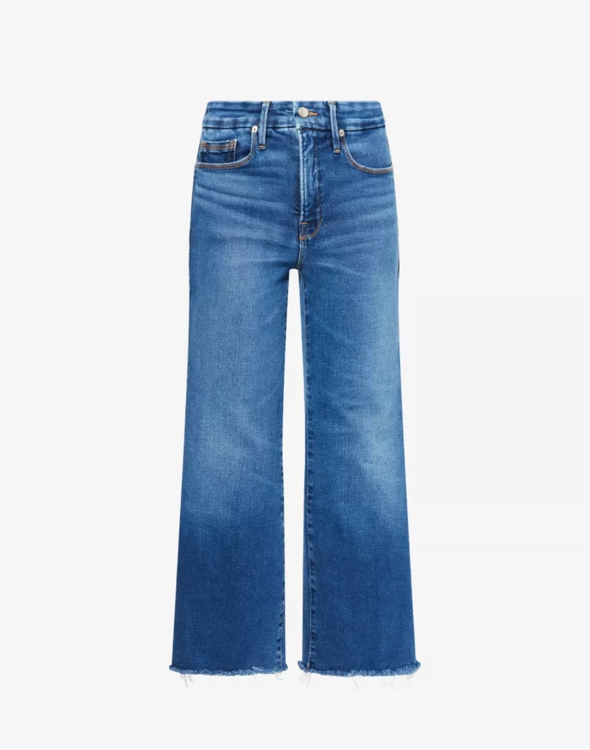 Good Legs Cropped Mini Boot-Cut Denim Jeans - 4