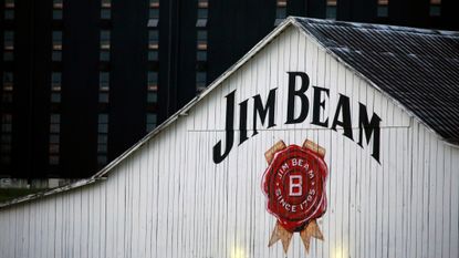 A barn at the Jim Beam distillery in Clermont, Kentucky. 