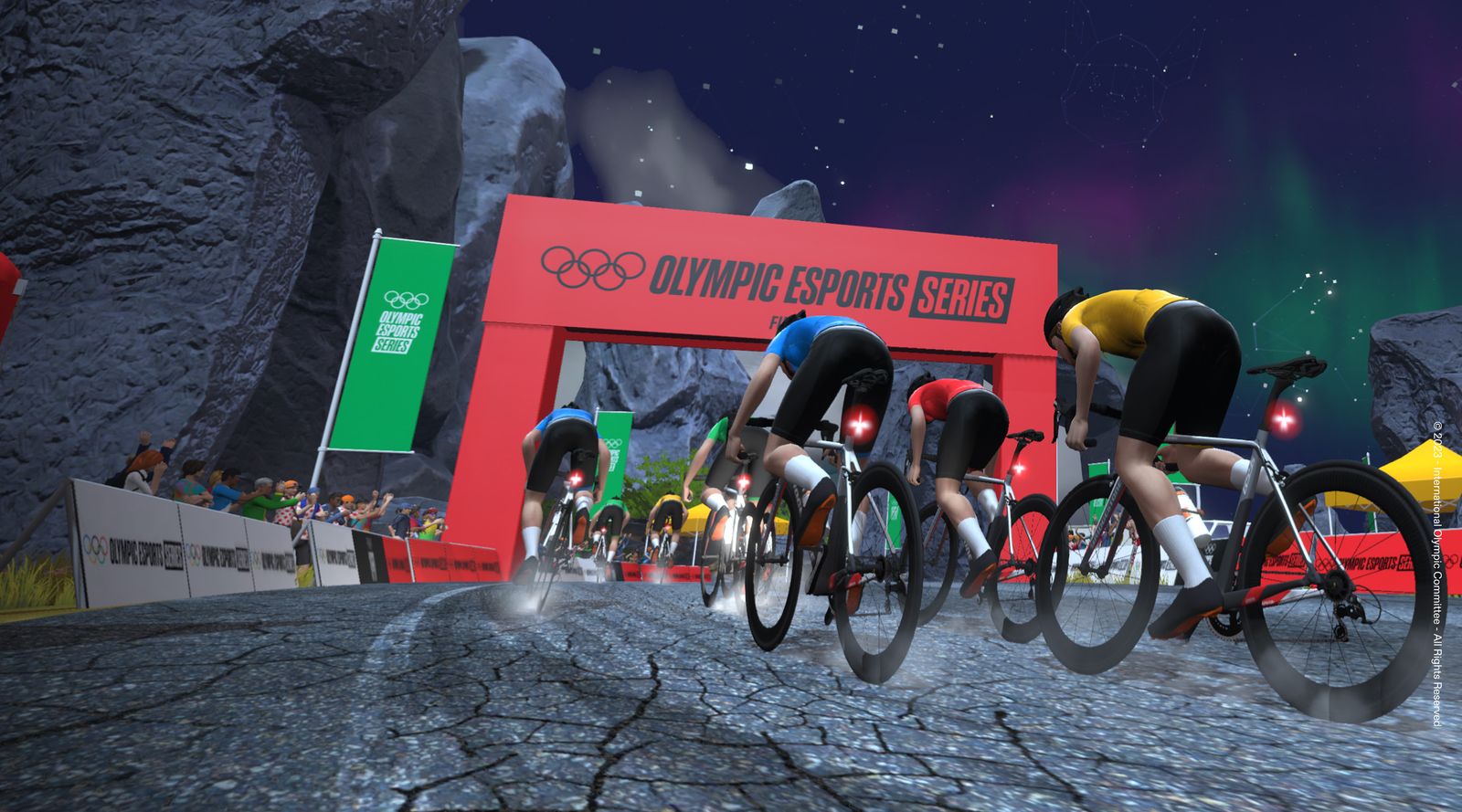 Olympic Esports Series 2023 riders and virtual cycling race formats