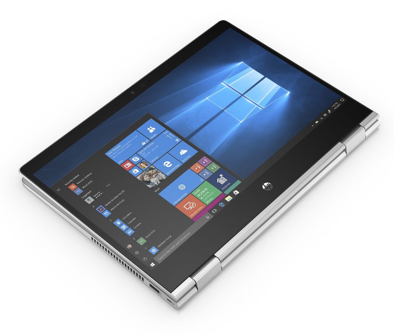 HP ProBook x360 435 G7 tablet mode