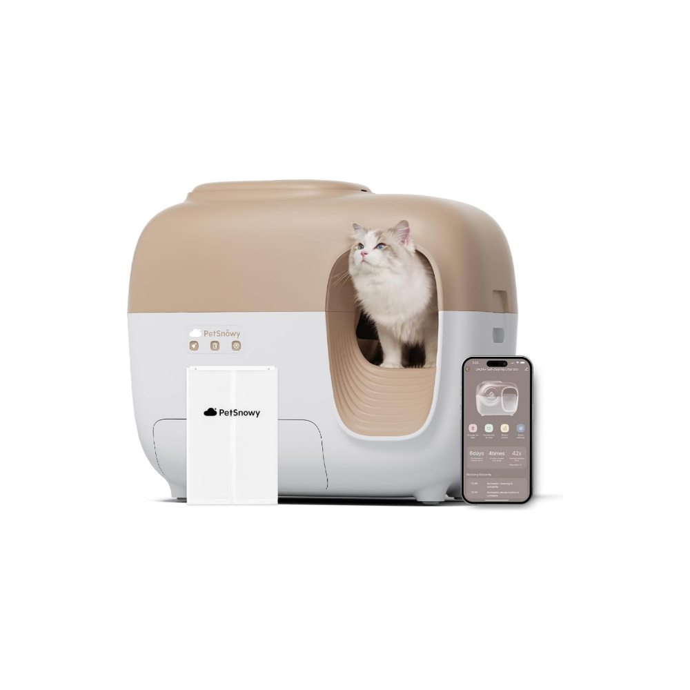 PetSnowy Snow+ Self Cleaning Cat Litter Tray, one of the best automatic cat litter boxes