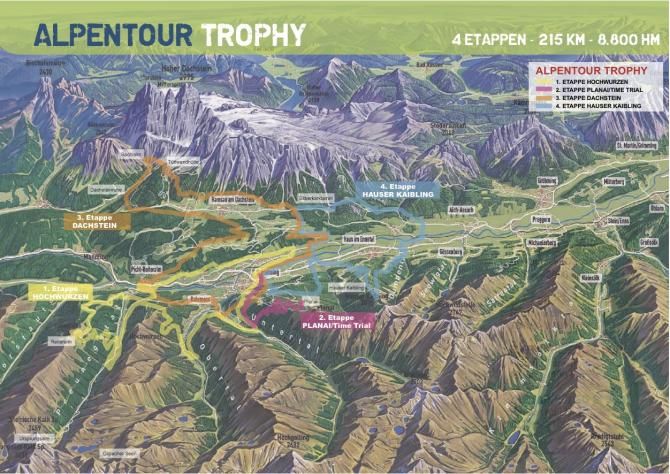 The 2013 Alpentour Trophy map