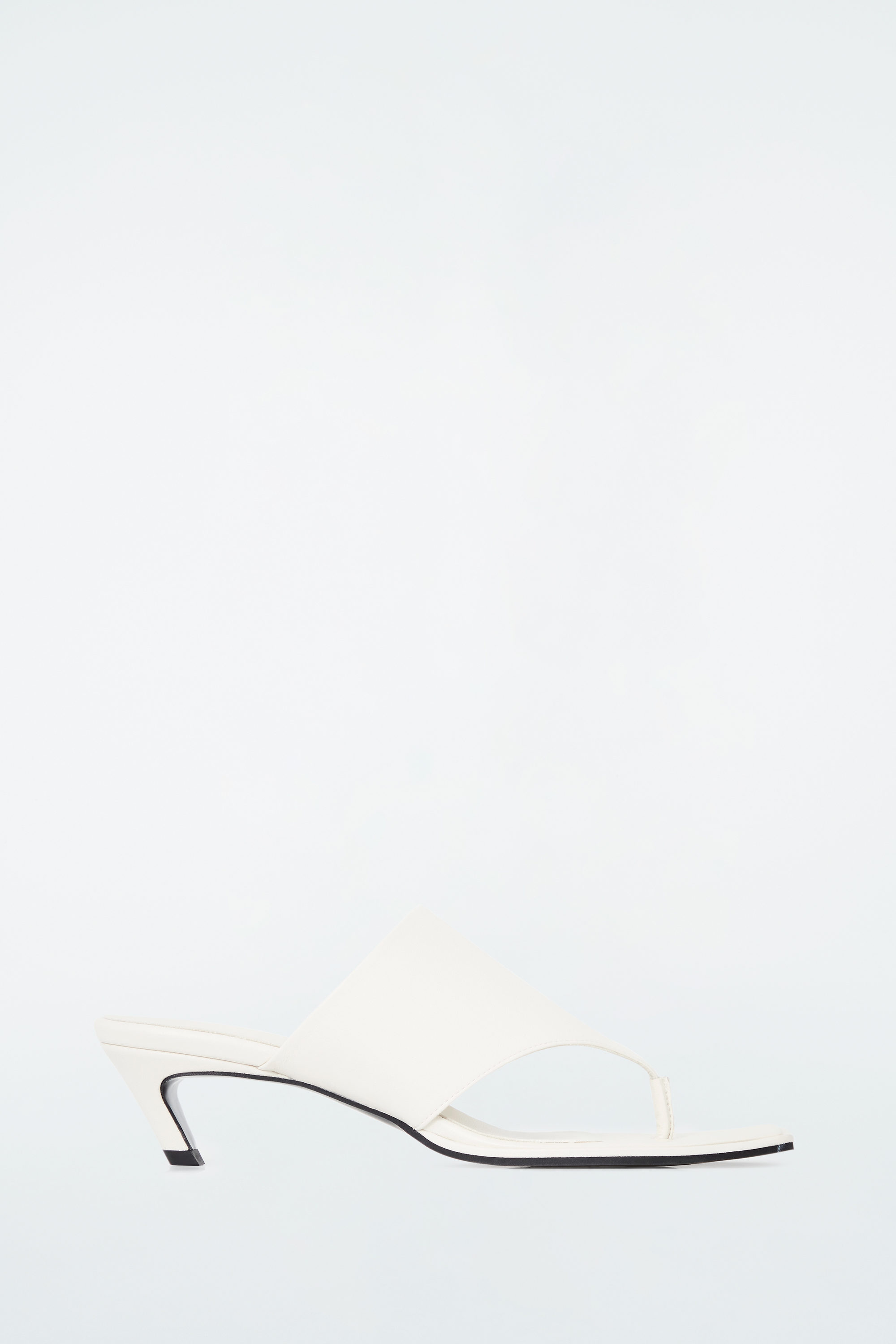 Toe-Post Heeled Sandals