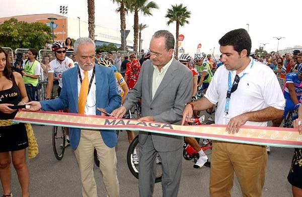 Cutting the ribbon to start stage 2