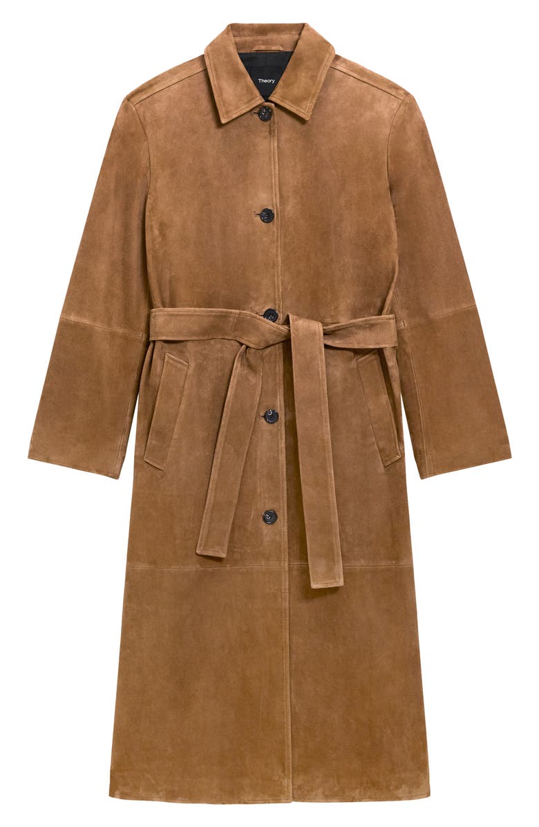 Reese Belted Suede Coat