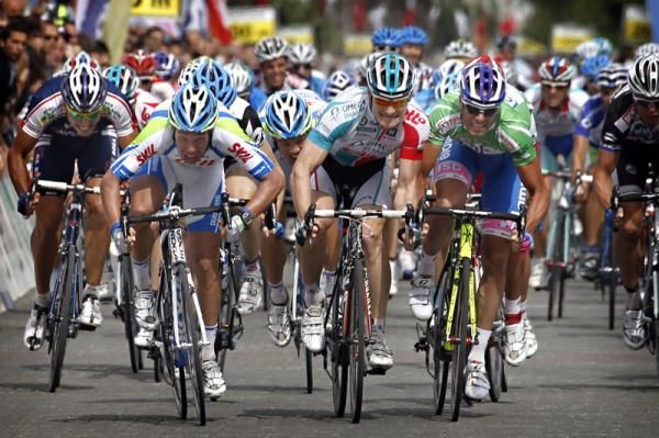 Van Hummel, Greipel, Farrar and Petacchi sprint it out