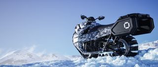 Oruga's tracked snowmobile also uses the Donut Lab motor tech