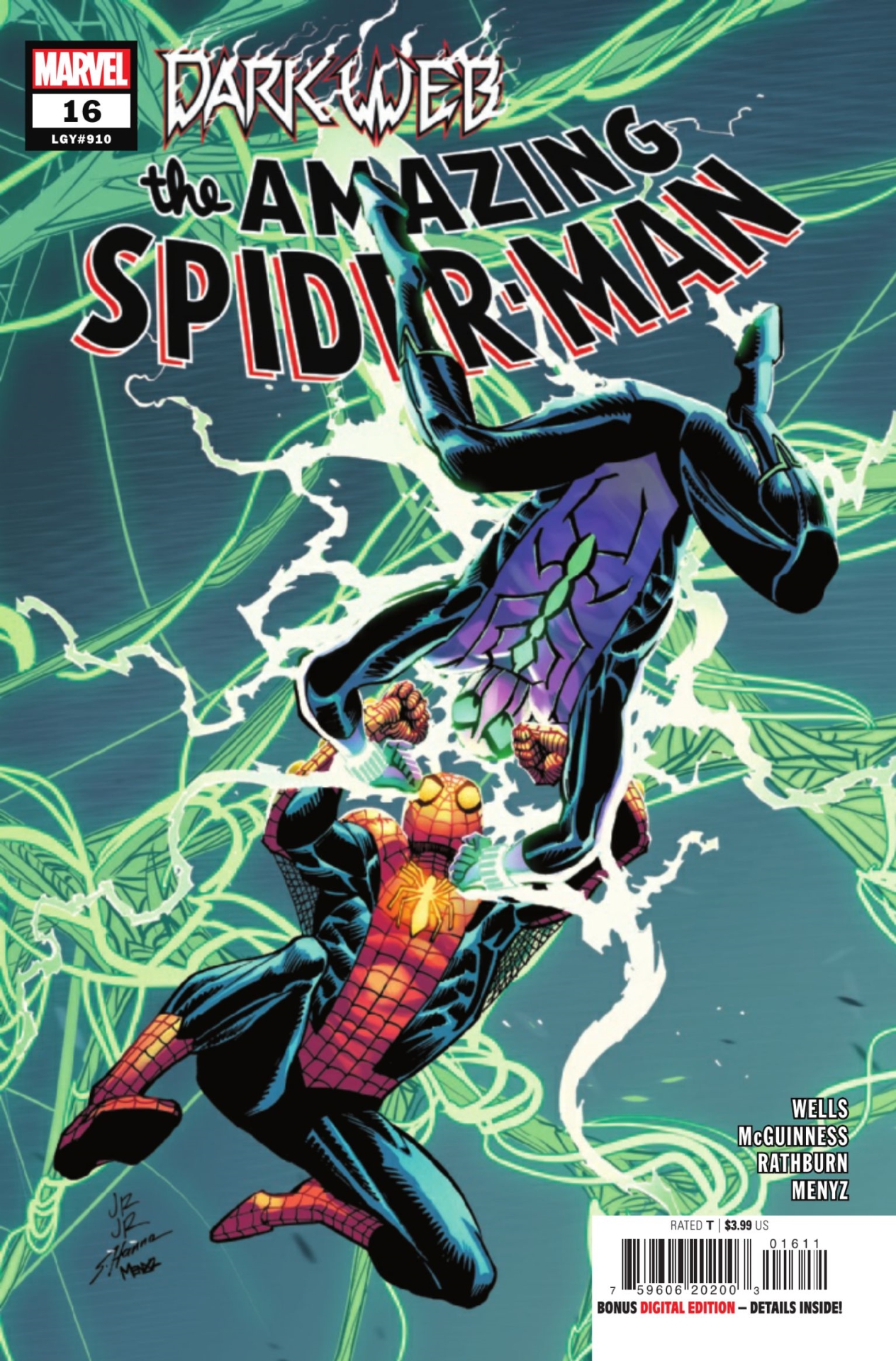 Peter Parker and Ben Reilly come face to face as Dark Web heats up in ...