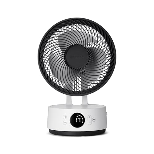 Meacofan Sefte® 8” Rechargeable Fan With Replaceable Battery – Portable, Eco-Friendly, Whisper Quiet Operation, 17-Hour Run Time, Remote Control, Night Mode, for Desk or Bedroom – 2.3kg
