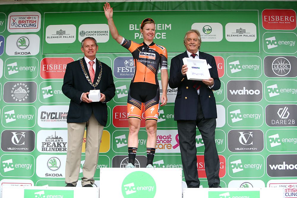 Jolien D'hoore (Boels-Dolmans) wins stage 3 at the OVO Energy Women's Tour