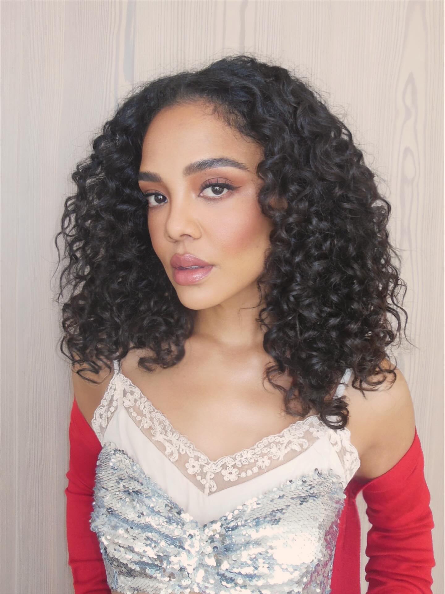 Tessa Thompson with mid-length hairstyles